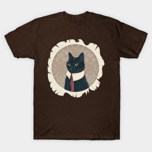 Classy Cat Portrait T-Shirt